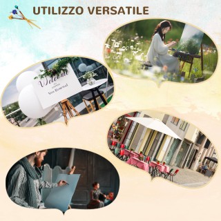 Vinsetto Καβαλέτο ζωγραφικής που εξοικονομεί χώρο σε ξύλο οξιάς με ... Vinsetto Καβαλέτο ζωγραφικής που εξοικονομεί χώρο σε ξύλο οξιάς με ...