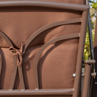 Outsunny 2 Θέσιο Κούνια Κήπου με Ρυθμιζόμενο κουβούκλιο και ποτηροθ... Outsunny 2 Θέσιο Κούνια Κήπου με Ρυθμιζόμενο κουβούκλιο και ποτηροθ...