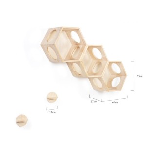 Ξύλινα Αρθρωτά Επιτοίχια Ράφια Γάτας με Σκαλοπάτια 5 τμχ Inkazen 10... Ξύλινα Αρθρωτά Επιτοίχια Ράφια Γάτας με Σκαλοπάτια 5 τμχ Inkazen 10...