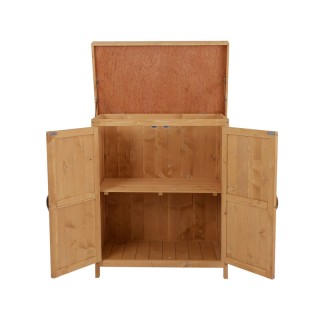 Ξύλινη Αποθήκη Κήπου 74 x 43 x 88 cm HOMCOM 845-212 Ξύλινη Αποθήκη Κήπου 74 x 43 x 88 cm HOMCOM 845-212
