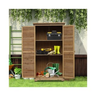 Ξύλινη Αποθήκη Κήπου 87 x 46.5 x 160 cm Outsunny 845-247