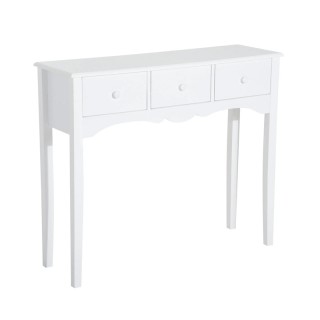 Ξύλινη Κονσόλα με 3 Συρτάρια 100 x 32 x 85 cm HOMCOM 833-313 Ξύλινη Κονσόλα με 3 Συρτάρια 100 x 32 x 85 cm HOMCOM 833-313