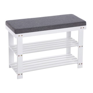 Ξύλινη Παπουτσοθήκη από Μπαμπού με Κάθισμα και 2 Ράφια 71 x 29 x 49... Ξύλινη Παπουτσοθήκη από Μπαμπού με Κάθισμα και 2 Ράφια 71 x 29 x 49...