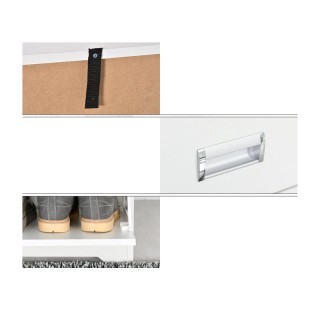 Ξύλινη Παπουτσοθήκη με 2 Διαμερίσματα και 1 Συρτάρι 70 x 29 x 92 cm... Ξύλινη Παπουτσοθήκη με 2 Διαμερίσματα και 1 Συρτάρι 70 x 29 x 92 cm...