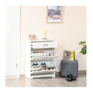 Ξύλινη Παπουτσοθήκη με 2 Διαμερίσματα και 1 Συρτάρι 70 x 29 x 92 cm... Ξύλινη Παπουτσοθήκη με 2 Διαμερίσματα και 1 Συρτάρι 70 x 29 x 92 cm...