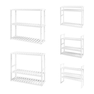 Ξύλινη Ραφιέρα από Μπαμπού με 3 Ρυθμιζόμενα Ράφια 60 x 15 x 54 cm S... Ξύλινη Ραφιέρα από Μπαμπού με 3 Ρυθμιζόμενα Ράφια 60 x 15 x 54 cm S...