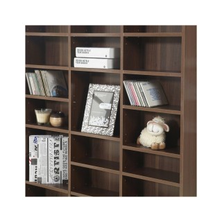 Ξύλινη Βιβλιοθήκη με 36 Ράφια 102 x 23.5 x 195 cm HOMCOM 836-014BN Ξύλινη Βιβλιοθήκη με 36 Ράφια 102 x 23.5 x 195 cm HOMCOM 836-014BN