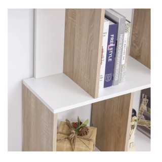Ξύλινη Βιβλιοθήκη με 8 Ράφια 100 x 30 x 124 cm HOMCOM 836-259AK