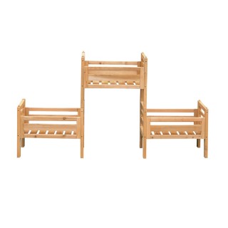 Ξύλινη Ζαρντινιέρα με 3 Θέσεις 50.8 x 22.8 x 40.6 cm Outsunny 845-3... Ξύλινη Ζαρντινιέρα με 3 Θέσεις 50.8 x 22.8 x 40.6 cm Outsunny 845-3...