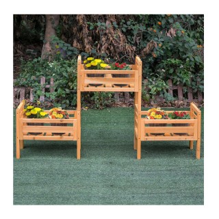 Ξύλινη Ζαρντινιέρα με 3 Θέσεις 50.8 x 22.8 x 40.6 cm Outsunny 845-3... Ξύλινη Ζαρντινιέρα με 3 Θέσεις 50.8 x 22.8 x 40.6 cm Outsunny 845-3...