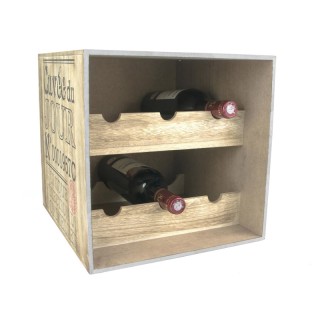 Ξύλινη Μπουκαλοθήκη για 6 Μπουκάλια Κρασί 30.2 x 33.7 x 30.1 cm Coo... Ξύλινη Μπουκαλοθήκη για 6 Μπουκάλια Κρασί 30.2 x 33.7 x 30.1 cm Coo...