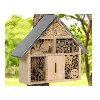 Ξύλινη Φωλιά για Έντομα 30 x 9 x 28 cm Inkazen 10111220 Ξύλινη Φωλιά για Έντομα 30 x 9 x 28 cm Inkazen 10111220