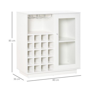 Ξύλινη Κάβα Ποτών 80 x 36 x 85 cm HOMCOM 801-191