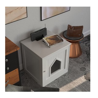 Ξύλινο Ντουλάπι για Αμμολεκάνη Γάτας 51 x 52 x 48 cm Bakaji 02839515 Ξύλινο Ντουλάπι για Αμμολεκάνη Γάτας 51 x 52 x 48 cm Bakaji 02839515