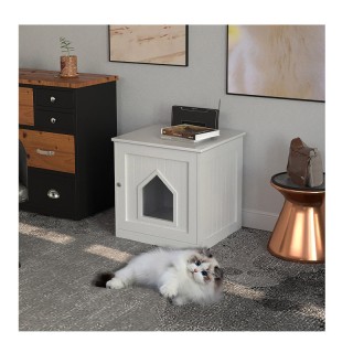 Ξύλινο Ντουλάπι για Αμμολεκάνη Γάτας 51 x 52 x 48 cm Bakaji 02839515 Ξύλινο Ντουλάπι για Αμμολεκάνη Γάτας 51 x 52 x 48 cm Bakaji 02839515