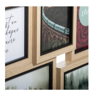 Ξύλινη Κορνίζα 10 Θέσεων 58 x 2.5 x 49 cm Atmosphera 173868 Ξύλινη Κορνίζα 10 Θέσεων 58 x 2.5 x 49 cm Atmosphera 173868