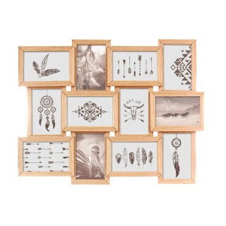 Ξύλινη Κορνίζα 12 Θέσεων 59.5 x 3 x 45.5 cm Atmosphera 114691 Ξύλινη Κορνίζα 12 Θέσεων 59.5 x 3 x 45.5 cm Atmosphera 114691