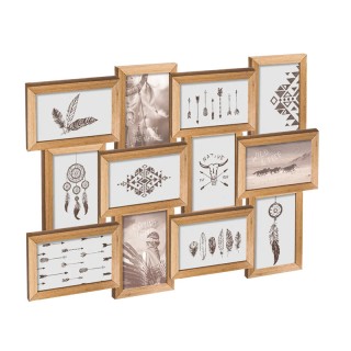 Ξύλινη Κορνίζα 12 Θέσεων 59.5 x 3 x 45.5 cm Atmosphera 114691 Ξύλινη Κορνίζα 12 Θέσεων 59.5 x 3 x 45.5 cm Atmosphera 114691