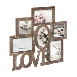 Ξύλινη Κορνίζα 6 Θέσεων 42.6 x 2 x 40.5 cm Atmosphera 141234 Ξύλινη Κορνίζα 6 Θέσεων 42.6 x 2 x 40.5 cm Atmosphera 141234