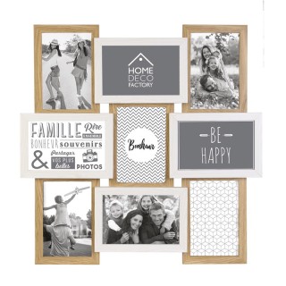 Ξύλινη Κορνίζα 9 Θέσεων 44.5 x 3 x 44 cm Home Deco Factory HD4212 Ξύλινη Κορνίζα 9 Θέσεων 44.5 x 3 x 44 cm Home Deco Factory HD4212