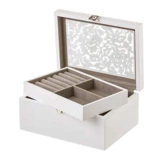 Ξύλινη Κοσμηματοθήκη - Μπιζουτιέρα 22 x 16.5 x 10 cm Bakaji 02838599 Ξύλινη Κοσμηματοθήκη - Μπιζουτιέρα 22 x 16.5 x 10 cm Bakaji 02838599