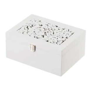 Ξύλινη Κοσμηματοθήκη - Μπιζουτιέρα 22 x 16.5 x 10 cm Bakaji 02838599 Ξύλινη Κοσμηματοθήκη - Μπιζουτιέρα 22 x 16.5 x 10 cm Bakaji 02838599