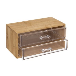 Ξύλινη Κοσμηματοθήκη - Μπιζουτιέρα από Μπαμπού με 2 Συρτάρια 19 x 9... Ξύλινη Κοσμηματοθήκη - Μπιζουτιέρα από Μπαμπού με 2 Συρτάρια 19 x 9...