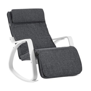 Ξύλινη Κουνιστή Πολυθρόνα με Ρυθμιζόμενο Υποπόδιο 67 x 115 x 91 cm ... Ξύλινη Κουνιστή Πολυθρόνα με Ρυθμιζόμενο Υποπόδιο 67 x 115 x 91 cm ...