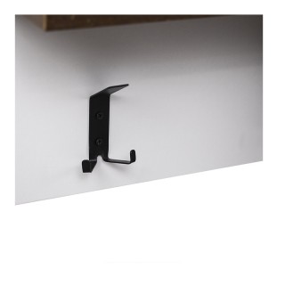 Ξύλινη Κρεμάστρα Τοίχου με 9 Γάντζους και 4 Ράφια 99.5 x 15 x 61 cm... Ξύλινη Κρεμάστρα Τοίχου με 9 Γάντζους και 4 Ράφια 99.5 x 15 x 61 cm...