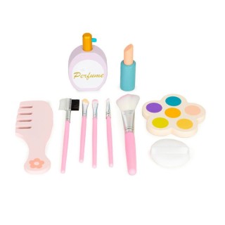 Ξύλινη Παιδική Τουαλέτα Ομορφιάς με Αξεσουάρ 30 x 16 x 42 cm Ecotoy...