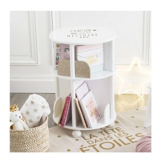 Ξύλινη Παιδική Τροχήλατη Περιστρεφόμενη Βιβλιοθήκη 40 x 40 x 60 cm ... Ξύλινη Παιδική Τροχήλατη Περιστρεφόμενη Βιβλιοθήκη 40 x 40 x 60 cm ...