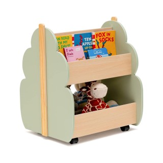 Ξύλινη Παιδική Τροχήλατη Βιβλιοθήκη 52 x 46 x 62.5 cm Costway TP100... Ξύλινη Παιδική Τροχήλατη Βιβλιοθήκη 52 x 46 x 62.5 cm Costway TP100...
