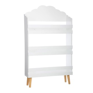 Ξύλινη Παιδική Βιβλιοθήκη με 3 Ράφια 58 x 18 x 100 cm Cloud Atmosph...