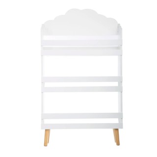 Ξύλινη Παιδική Βιβλιοθήκη με 3 Ράφια 58 x 18 x 100 cm Cloud Atmosph...