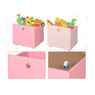 Ξύλινη Παιδική Βιβλιοθήκη με 4 Ράφια και 2 Αφαιρούμενα Συρτάρια 80 ... Ξύλινη Παιδική Βιβλιοθήκη με 4 Ράφια και 2 Αφαιρούμενα Συρτάρια 80 ...