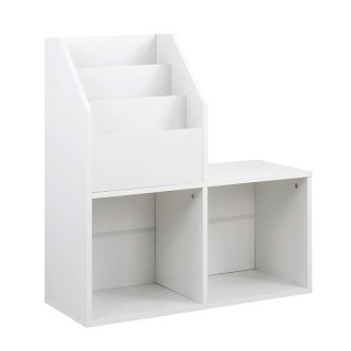 Ξύλινη Παιδική Βιβλιοθήκη με 5 Ράφια 72 x 31 x 79 cm Bakaji 02814204
