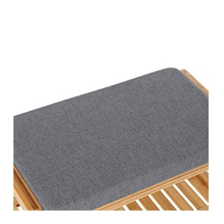 Ξύλινη Παπουτσοθήκη από Μπαμπού με 1 Ράφι και Κάθισμα 60 x 32 x 44 ... Ξύλινη Παπουτσοθήκη από Μπαμπού με 1 Ράφι και Κάθισμα 60 x 32 x 44 ...