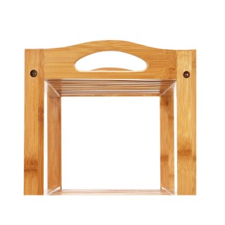 Ξύλινη Παπουτσοθήκη από Μπαμπού με 4 Ράφια 80 x 26 x 69 cm Bakaji 0...