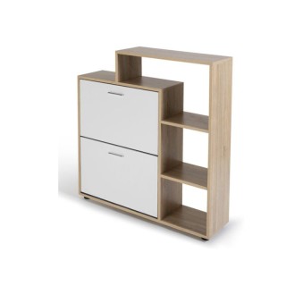 Ξύλινη Παπουτσοθήκη με Ράφια 90.5 x 24 x 100.5 cm Χρώματος Καφέ Ανο... Ξύλινη Παπουτσοθήκη με Ράφια 90.5 x 24 x 100.5 cm Χρώματος Καφέ Ανο...