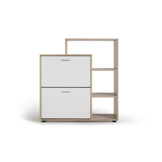 Ξύλινη Παπουτσοθήκη με Ράφια 90.5 x 24 x 100.5 cm Χρώματος Καφέ Ανο... Ξύλινη Παπουτσοθήκη με Ράφια 90.5 x 24 x 100.5 cm Χρώματος Καφέ Ανο...