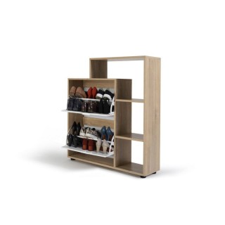 Ξύλινη Παπουτσοθήκη με Ράφια 90.5 x 24 x 100.5 cm Χρώματος Καφέ Ανο... Ξύλινη Παπουτσοθήκη με Ράφια 90.5 x 24 x 100.5 cm Χρώματος Καφέ Ανο...