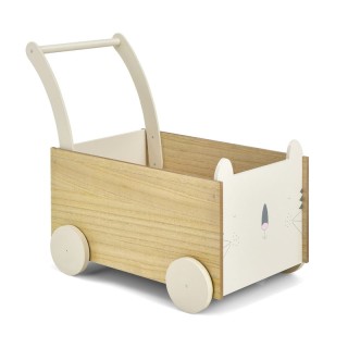 Ξύλινη Περπατούρα - Καρότσι 2 σε 1 58 x 34 x 51 cm Costway TP10117GR Ξύλινη Περπατούρα - Καρότσι 2 σε 1 58 x 34 x 51 cm Costway TP10117GR