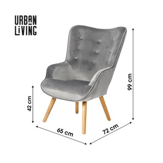 Ξύλινη Πολυθρόνα 65 x 72 x 99 cm Urban Living 152031