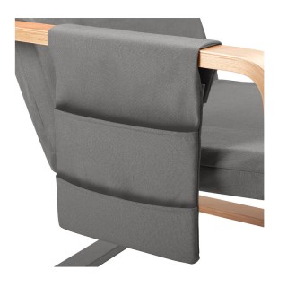 Ξύλινη Πολυθρόνα 67 x 85 x 96 cm Χρώματος Γκρι Bakaji 02839263 Ξύλινη Πολυθρόνα 67 x 85 x 96 cm Χρώματος Γκρι Bakaji 02839263