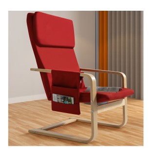 Ξύλινη Πολυθρόνα 67 x 85 x 96 cm Χρώματος Κόκκινο Bakaji 02839264 Ξύλινη Πολυθρόνα 67 x 85 x 96 cm Χρώματος Κόκκινο Bakaji 02839264