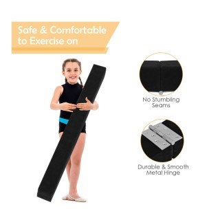 Ξύλινη Πτυσσόμενη Δοκός Ισορροπίας 2.1 m Χρώματος Μαύρο Costway FH1... Ξύλινη Πτυσσόμενη Δοκός Ισορροπίας 2.1 m Χρώματος Μαύρο Costway FH1...