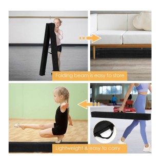 Ξύλινη Πτυσσόμενη Δοκός Ισορροπίας 2.1 m Χρώματος Μαύρο Costway FH1... Ξύλινη Πτυσσόμενη Δοκός Ισορροπίας 2.1 m Χρώματος Μαύρο Costway FH1...