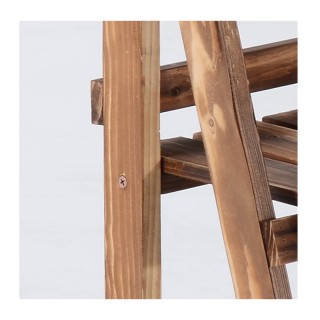 Ξύλινη Πτυσσόμενη Ζαρντινιέρα 3 Επιπέδων 80 x 37 x 93 cm Outsunny 8...