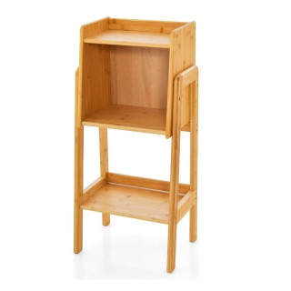 Ξύλινη Ραφιέρα από Μπαμπού με 3 Ράφια 27 x 37 x 80 cm Costway JV110... Ξύλινη Ραφιέρα από Μπαμπού με 3 Ράφια 27 x 37 x 80 cm Costway JV110...