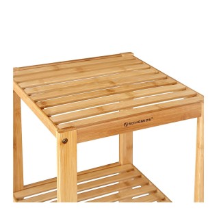 Ξύλινη Ραφιέρα Μπάνιου από Μπαμπού με 5 Ράφια 33 x 33 x 146 cm Song...